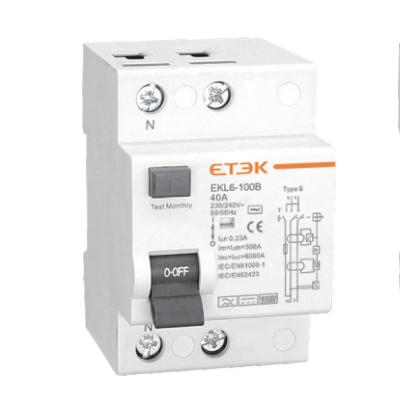 EKL6-80B 10KA Автоматический выключатель остаточного тока